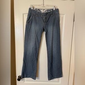 AUSTIN Clothing Co. True Fit Straight Leg Jeans Size 4 Short Blue Mid Rise Pants